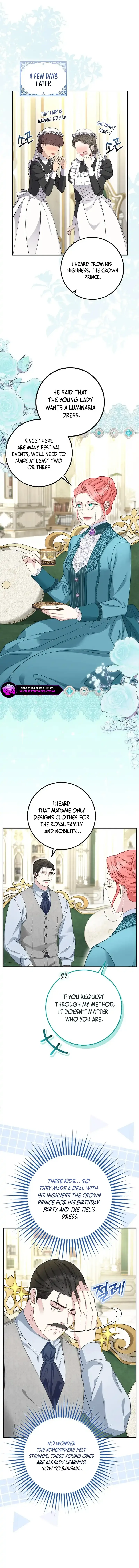 Baby Snow Leopard of the Black Leopard Family Chapter 28 page 9