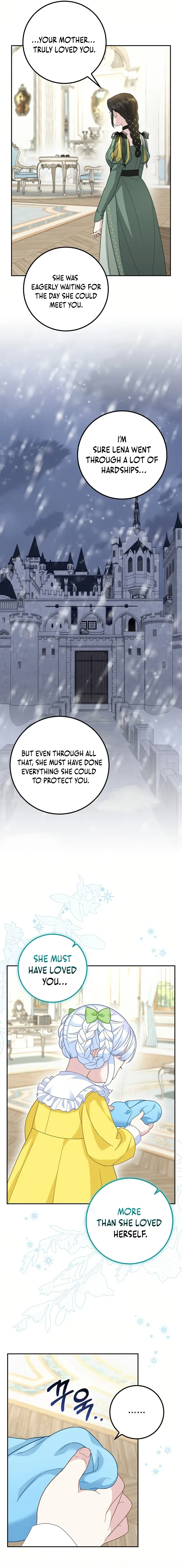 Baby Snow Leopard of the Black Leopard Family Chapter 30 page 10