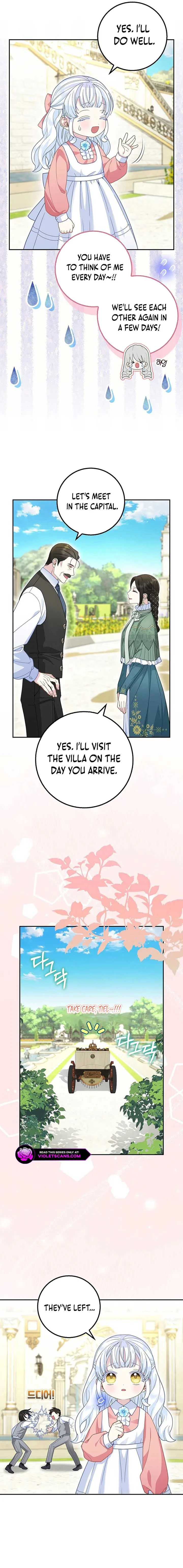 Baby Snow Leopard of the Black Leopard Family Chapter 31 page 8