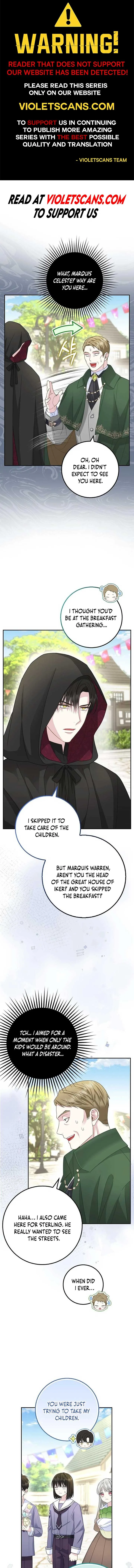 Baby Snow Leopard of the Black Leopard Family Chapter 35 page 2