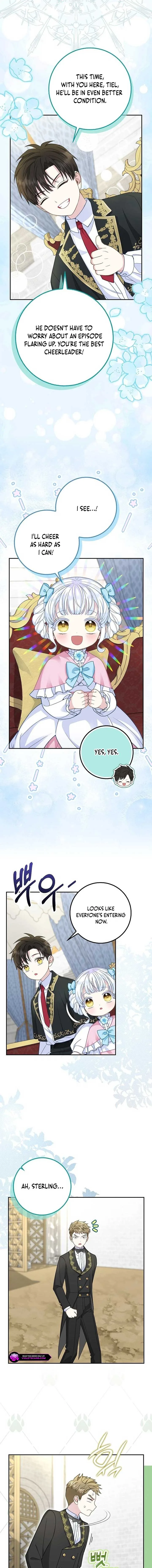 Baby Snow Leopard of the Black Leopard Family Chapter 35 page 8
