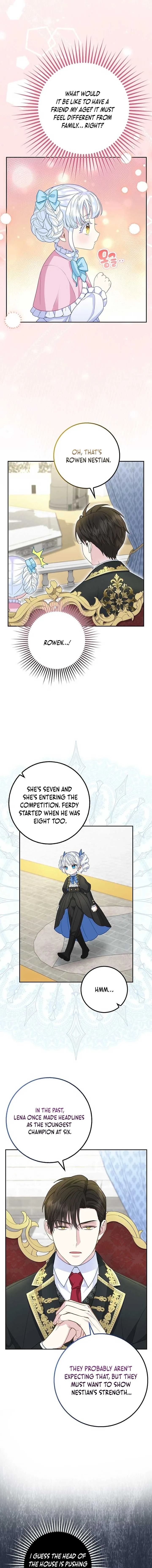 Baby Snow Leopard of the Black Leopard Family Chapter 35 page 10