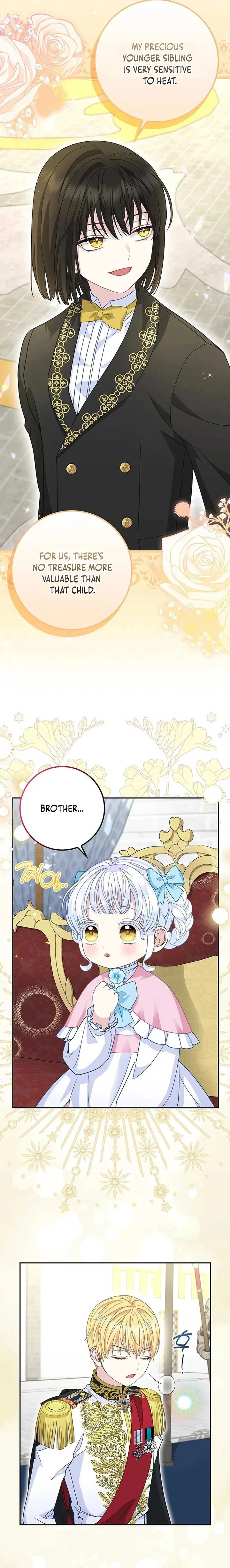 Baby Snow Leopard of the Black Leopard Family Chapter 36 page 17
