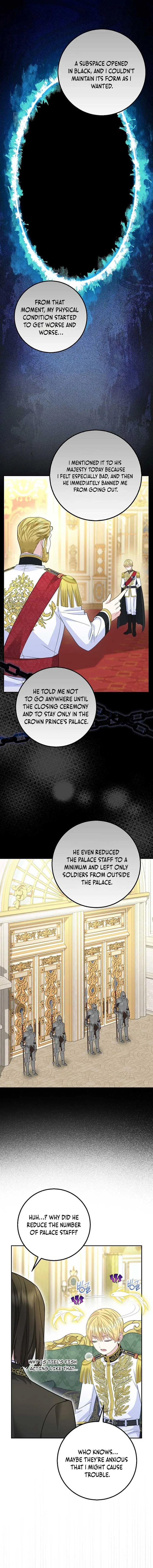 Baby Snow Leopard of the Black Leopard Family Chapter 37 page 8