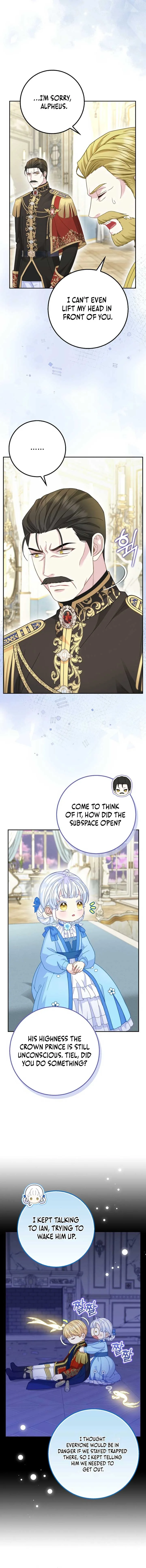 Baby Snow Leopard of the Black Leopard Family Chapter 42 page 7