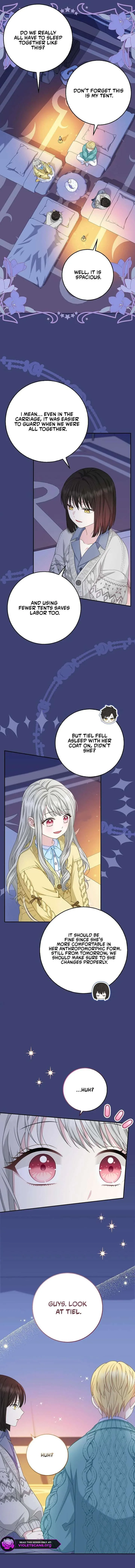 Baby Snow Leopard of the Black Leopard Family Chapter 49 page 10