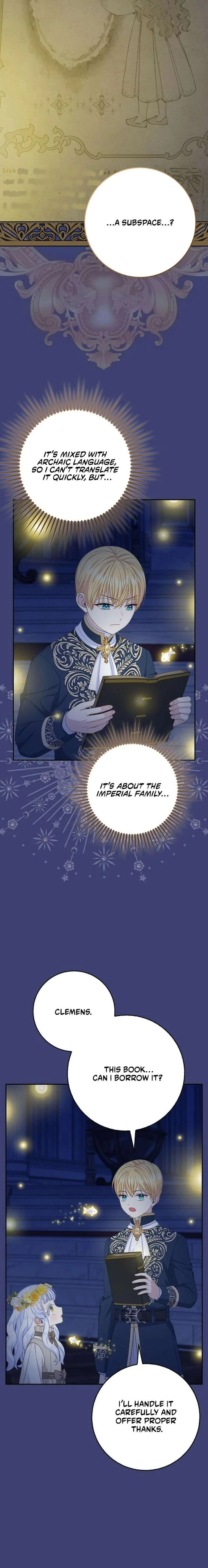 Baby Snow Leopard of the Black Leopard Family Chapter 54 page 10