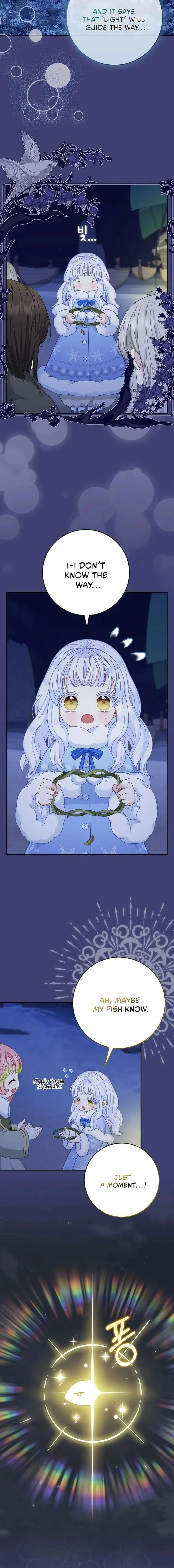 Baby Snow Leopard of the Black Leopard Family Chapter 55 page 9