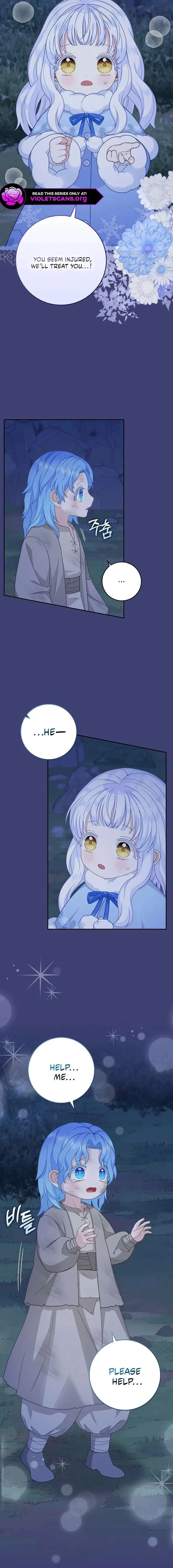 Baby Snow Leopard of the Black Leopard Family Chapter 55 page 17