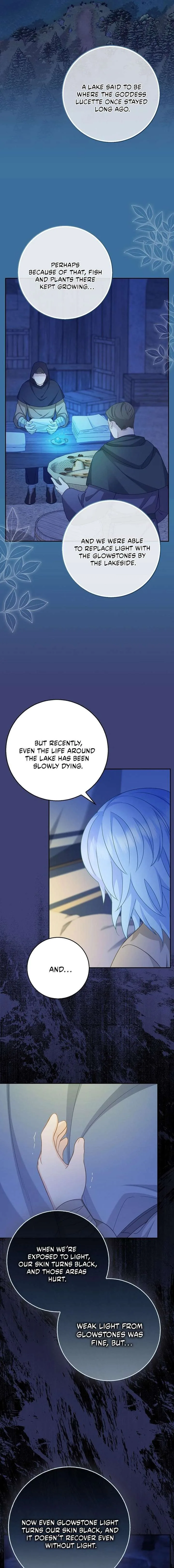 Baby Snow Leopard of the Black Leopard Family Chapter 56 page 12