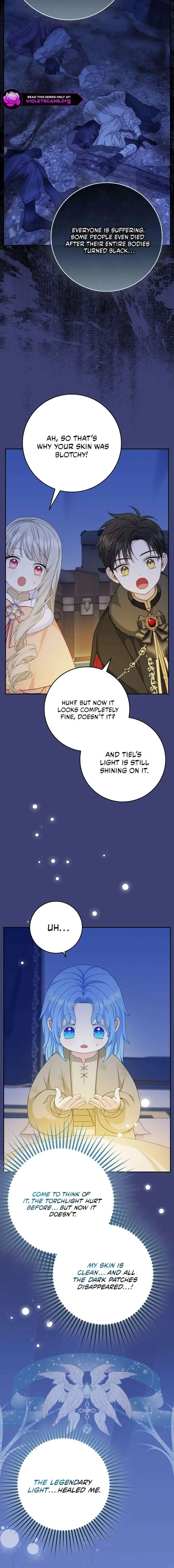 Baby Snow Leopard of the Black Leopard Family Chapter 56 page 13