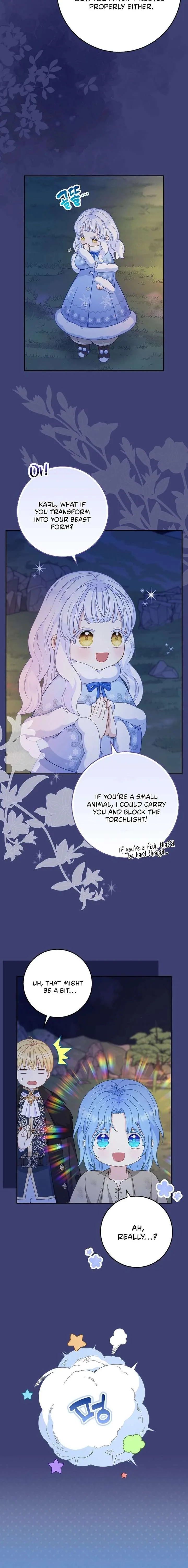 Baby Snow Leopard of the Black Leopard Family Chapter 56 page 17