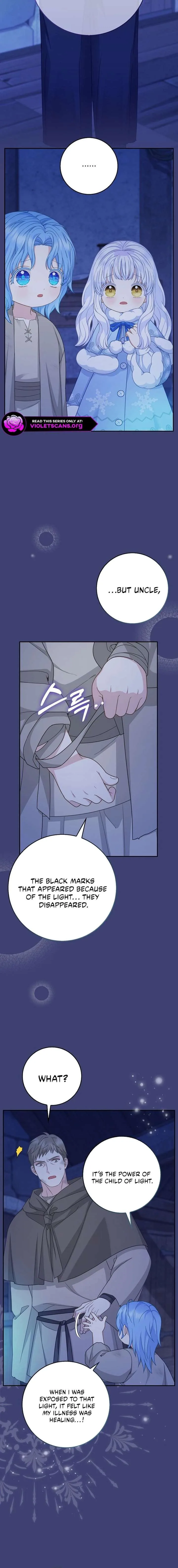 Baby Snow Leopard of the Black Leopard Family Chapter 57 page 10