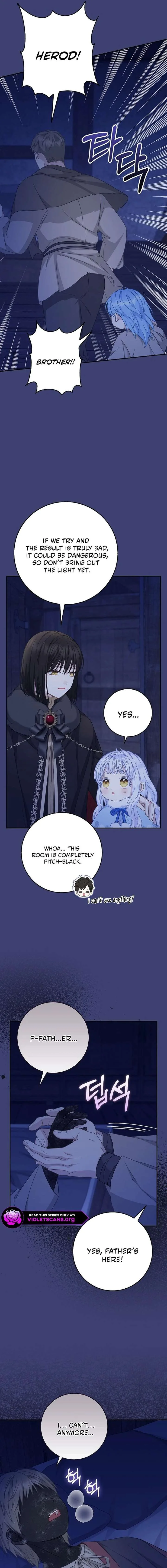 Baby Snow Leopard of the Black Leopard Family Chapter 57 page 13