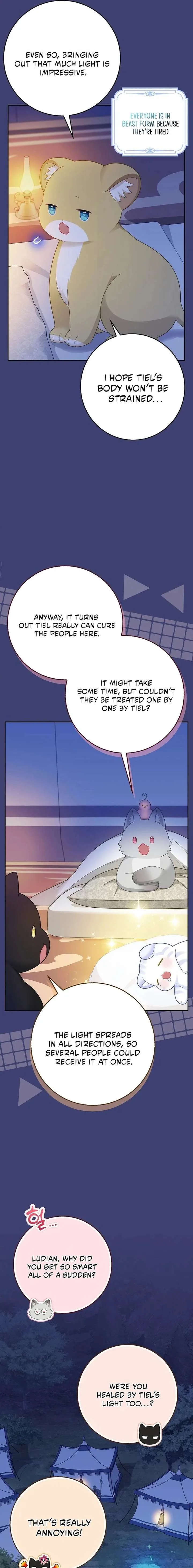 Baby Snow Leopard of the Black Leopard Family Chapter 58 page 7