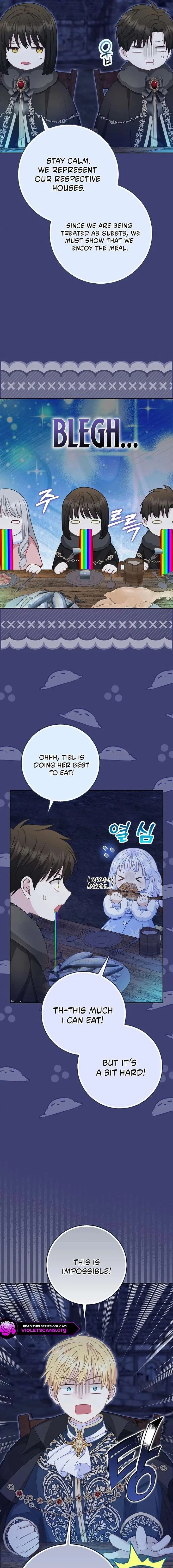 Baby Snow Leopard of the Black Leopard Family Chapter 58 page 11