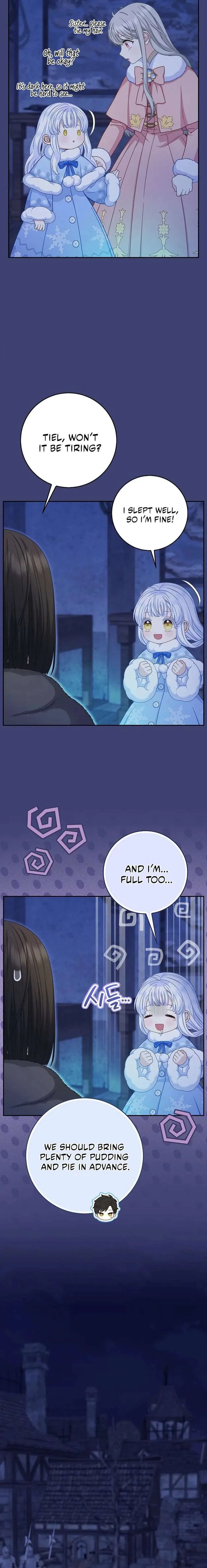 Baby Snow Leopard of the Black Leopard Family Chapter 58 page 14