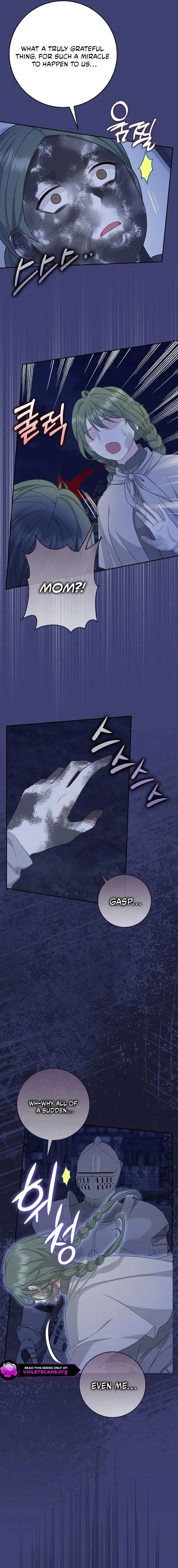 Baby Snow Leopard of the Black Leopard Family Chapter 58 page 17