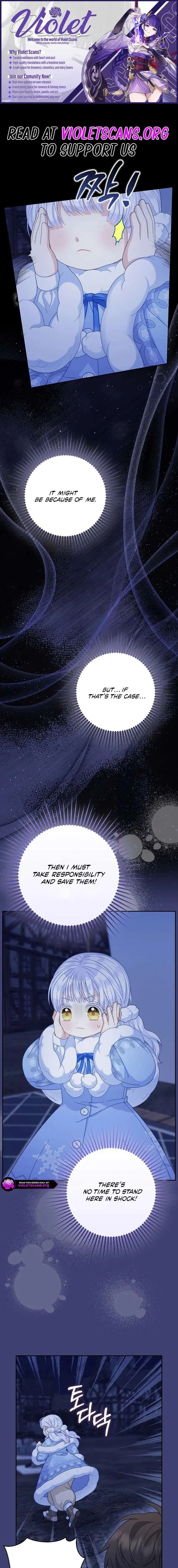 Baby Snow Leopard of the Black Leopard Family Chapter 59 page 1