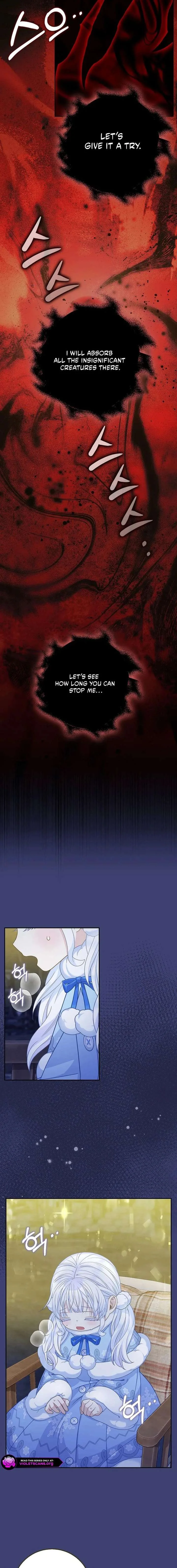Baby Snow Leopard of the Black Leopard Family Chapter 59 page 7