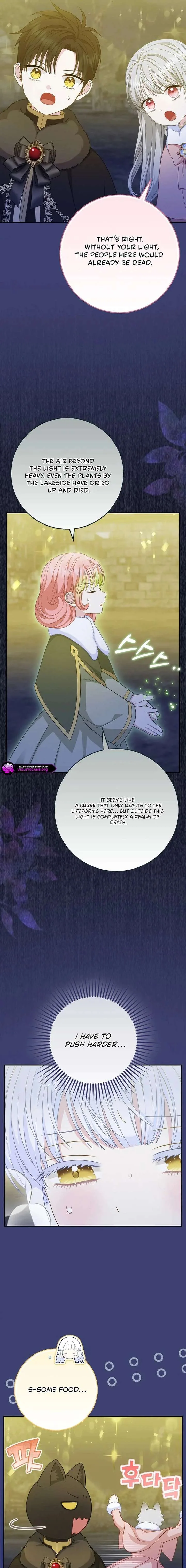 Baby Snow Leopard of the Black Leopard Family Chapter 59 page 9
