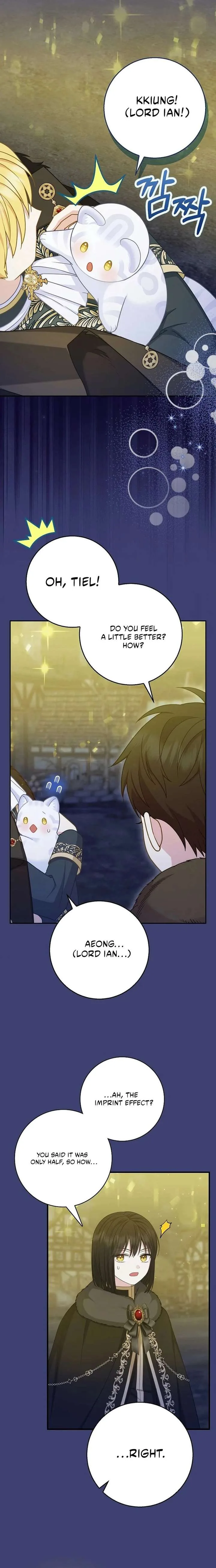 Baby Snow Leopard of the Black Leopard Family Chapter 59 page 18