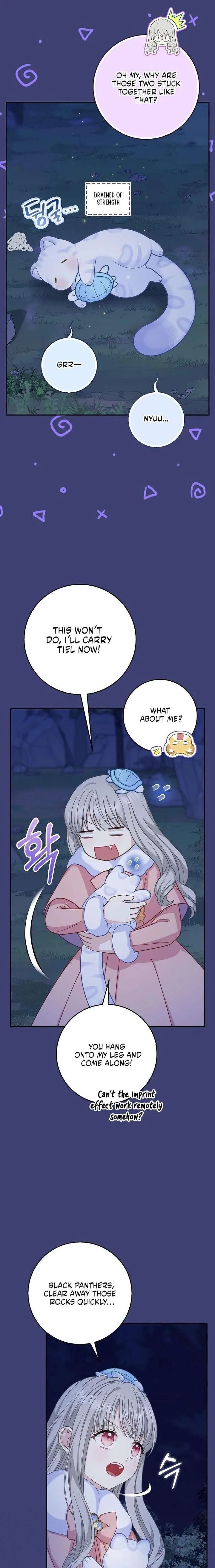 Baby Snow Leopard of the Black Leopard Family Chapter 60 page 18