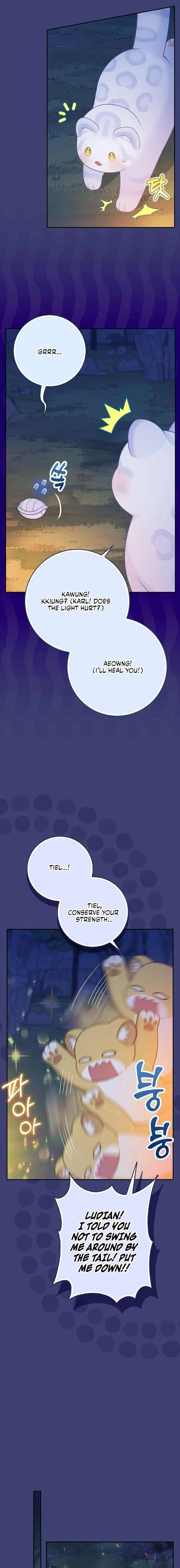Baby Snow Leopard of the Black Leopard Family Chapter 60 page 16