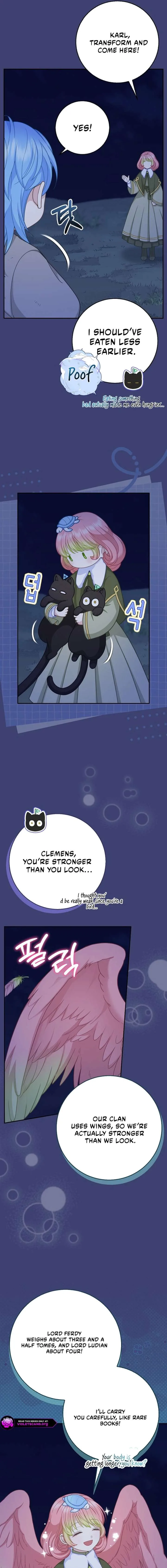 Baby Snow Leopard of the Black Leopard Family Chapter 61 page 5