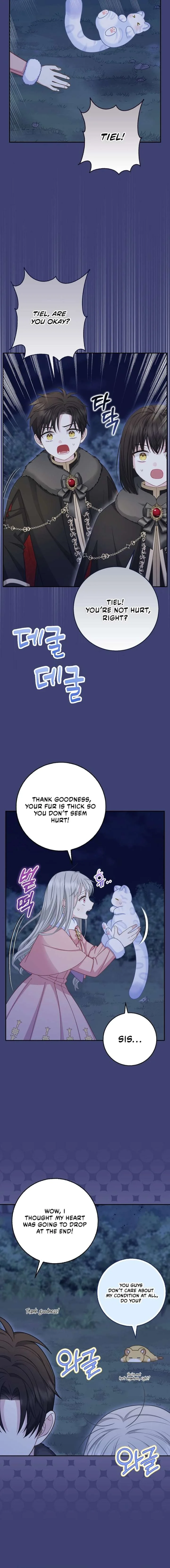 Baby Snow Leopard of the Black Leopard Family Chapter 61 page 10