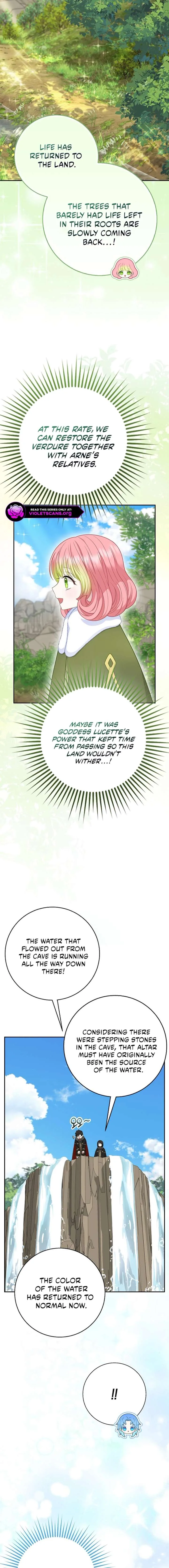 Baby Snow Leopard of the Black Leopard Family Chapter 63 page 12