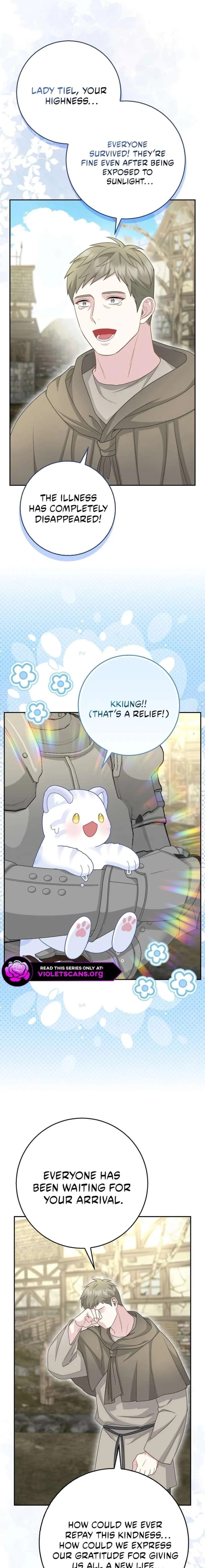 Baby Snow Leopard of the Black Leopard Family Chapter 63 page 17