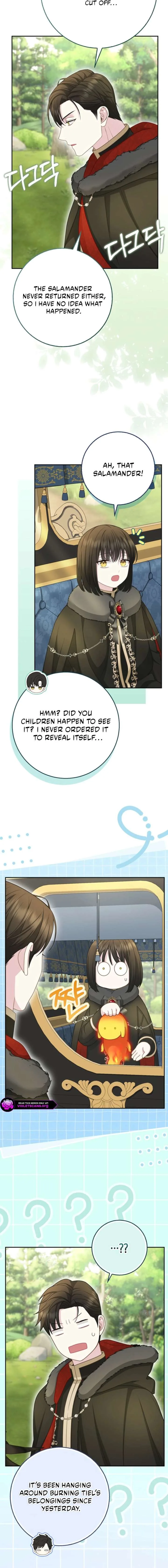 Baby Snow Leopard of the Black Leopard Family Chapter 66 page 12