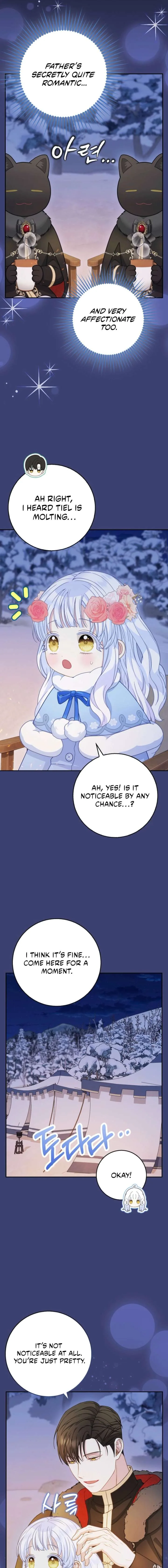Baby Snow Leopard of the Black Leopard Family Chapter 66 page 17