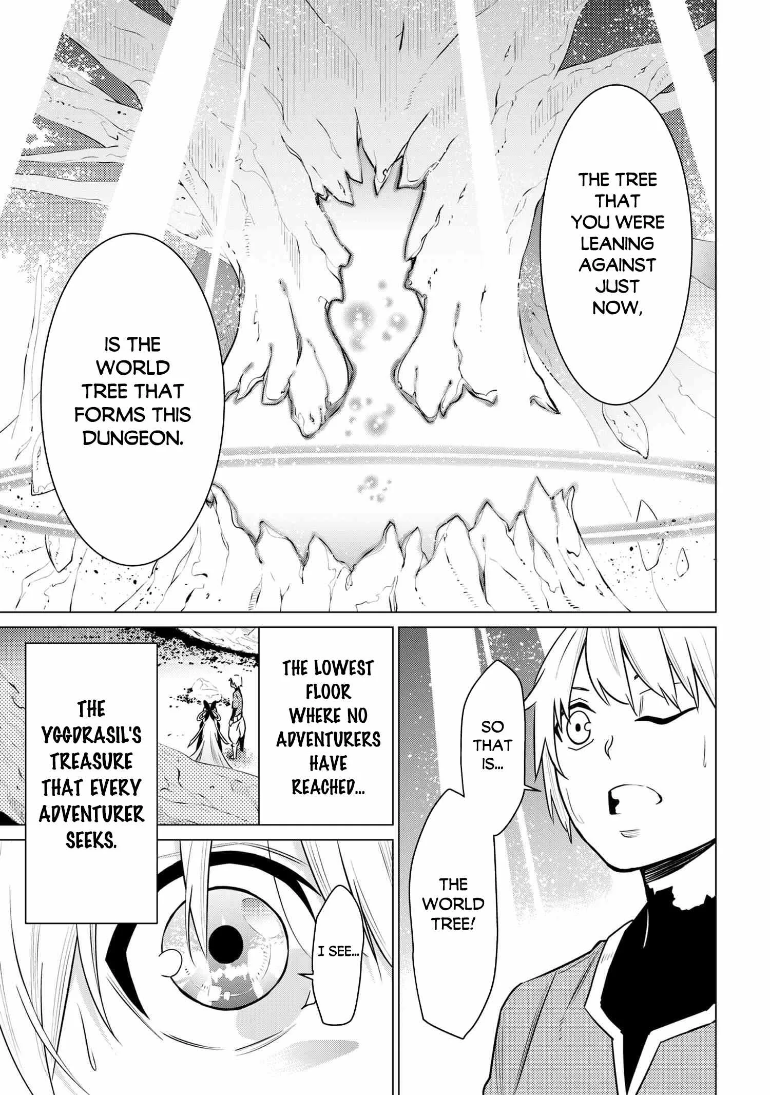 SSS RANK DUNGEON DE KNIFE ICHIHON TEWATASARE TSUIHOU SARETA HAKUMA DOUSHI: YGGDRASIL NO NOROI NIYORI JAKUTEN DEARU MARYOKU FUSOKU O KOKUFUKUSHI SEKAI SAIKYOU E TO ITARU Chapter 2.1 page 10