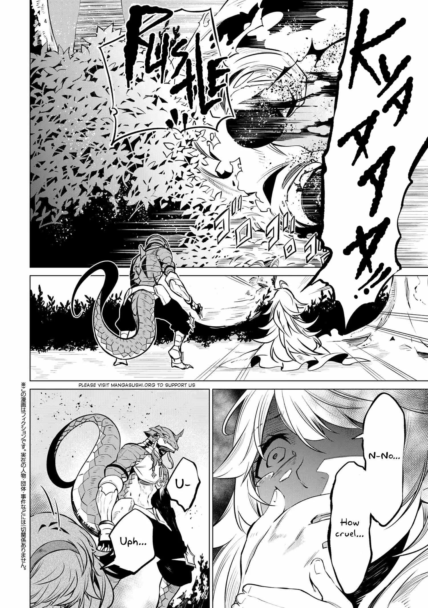 SSS RANK DUNGEON DE KNIFE ICHIHON TEWATASARE TSUIHOU SARETA HAKUMA DOUSHI: YGGDRASIL NO NOROI NIYORI JAKUTEN DEARU MARYOKU FUSOKU O KOKUFUKUSHI SEKAI SAIKYOU E TO ITARU Chapter 4.2 page 2