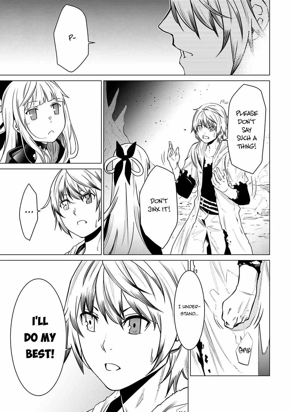 SSS RANK DUNGEON DE KNIFE ICHIHON TEWATASARE TSUIHOU SARETA HAKUMA DOUSHI: YGGDRASIL NO NOROI NIYORI JAKUTEN DEARU MARYOKU FUSOKU O KOKUFUKUSHI SEKAI SAIKYOU E TO ITARU Chapter 3.2 page 5