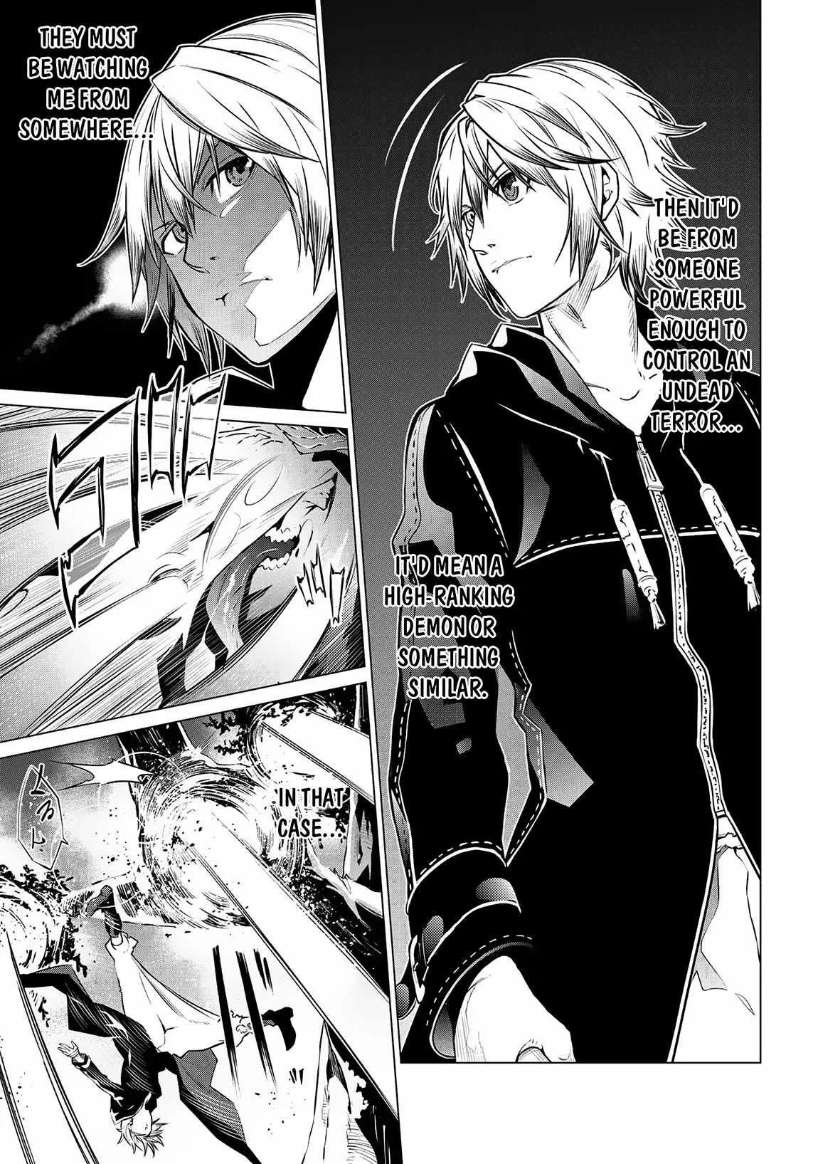SSS RANK DUNGEON DE KNIFE ICHIHON TEWATASARE TSUIHOU SARETA HAKUMA DOUSHI: YGGDRASIL NO NOROI NIYORI JAKUTEN DEARU MARYOKU FUSOKU O KOKUFUKUSHI SEKAI SAIKYOU E TO ITARU Chapter 8.1 page 9