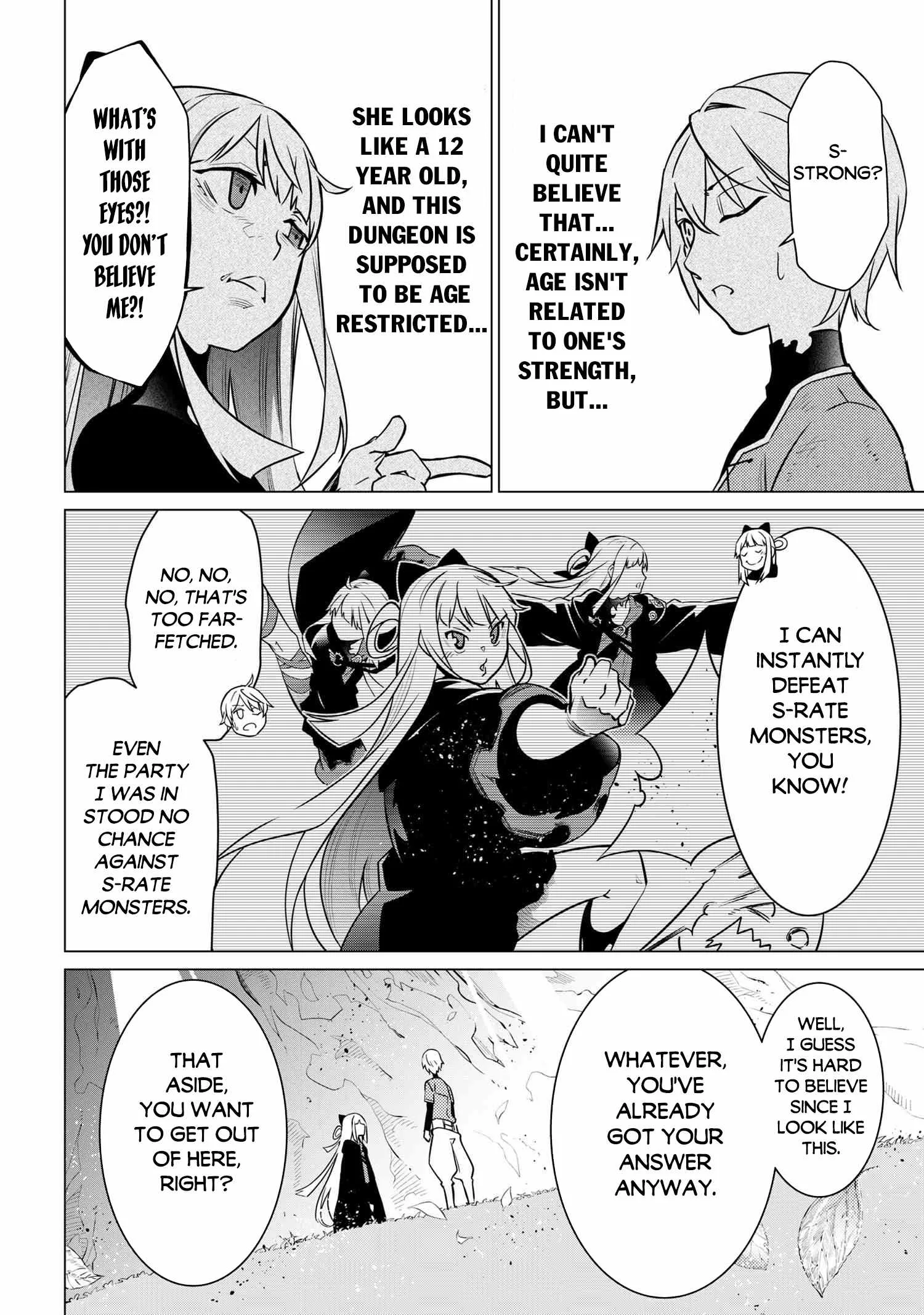 SSS RANK DUNGEON DE KNIFE ICHIHON TEWATASARE TSUIHOU SARETA HAKUMA DOUSHI: YGGDRASIL NO NOROI NIYORI JAKUTEN DEARU MARYOKU FUSOKU O KOKUFUKUSHI SEKAI SAIKYOU E TO ITARU Chapter 2.1 page 13
