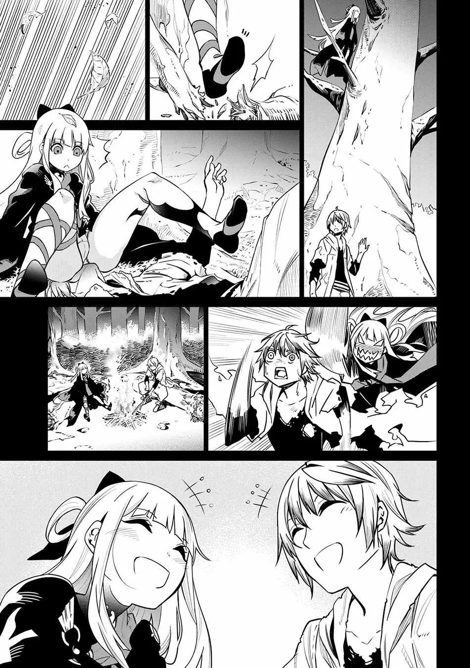 SSS RANK DUNGEON DE KNIFE ICHIHON TEWATASARE TSUIHOU SARETA HAKUMA DOUSHI: YGGDRASIL NO NOROI NIYORI JAKUTEN DEARU MARYOKU FUSOKU O KOKUFUKUSHI SEKAI SAIKYOU E TO ITARU Chapter 3.2 page 9