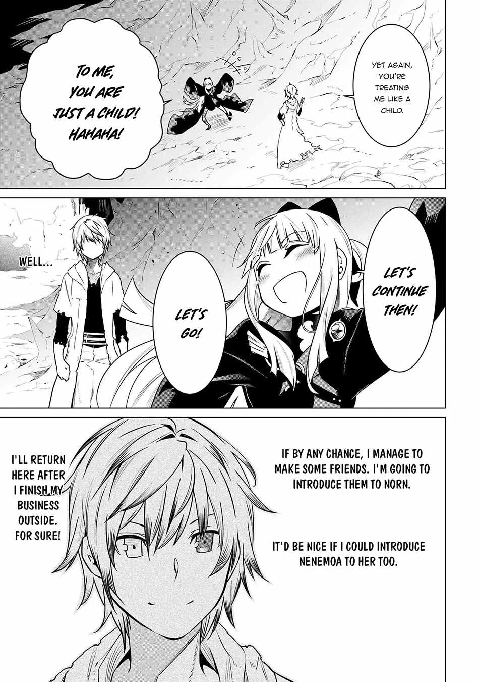 SSS RANK DUNGEON DE KNIFE ICHIHON TEWATASARE TSUIHOU SARETA HAKUMA DOUSHI: YGGDRASIL NO NOROI NIYORI JAKUTEN DEARU MARYOKU FUSOKU O KOKUFUKUSHI SEKAI SAIKYOU E TO ITARU Chapter 3.2 page 7