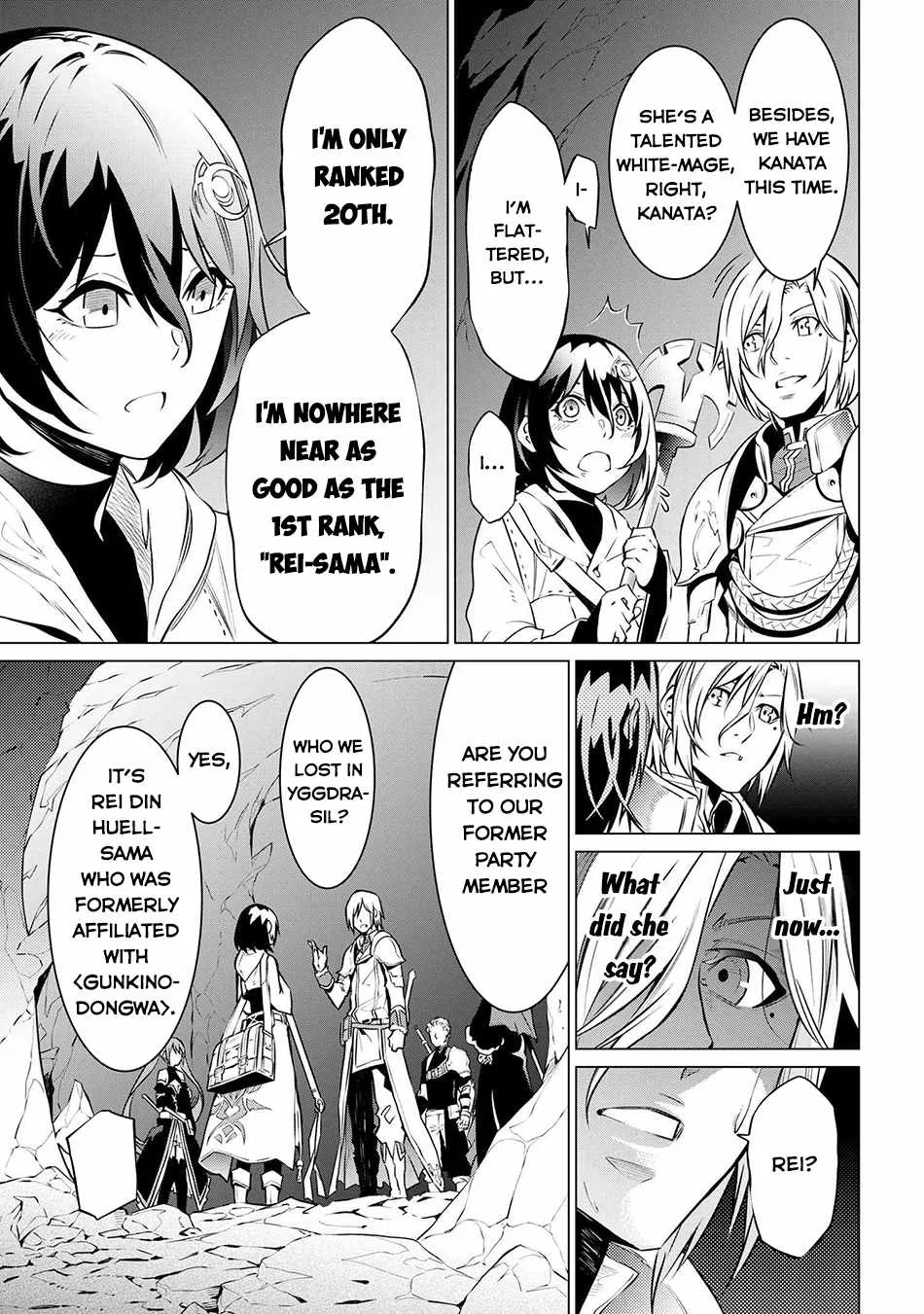SSS RANK DUNGEON DE KNIFE ICHIHON TEWATASARE TSUIHOU SARETA HAKUMA DOUSHI: YGGDRASIL NO NOROI NIYORI JAKUTEN DEARU MARYOKU FUSOKU O KOKUFUKUSHI SEKAI SAIKYOU E TO ITARU Chapter 6.2 page 9