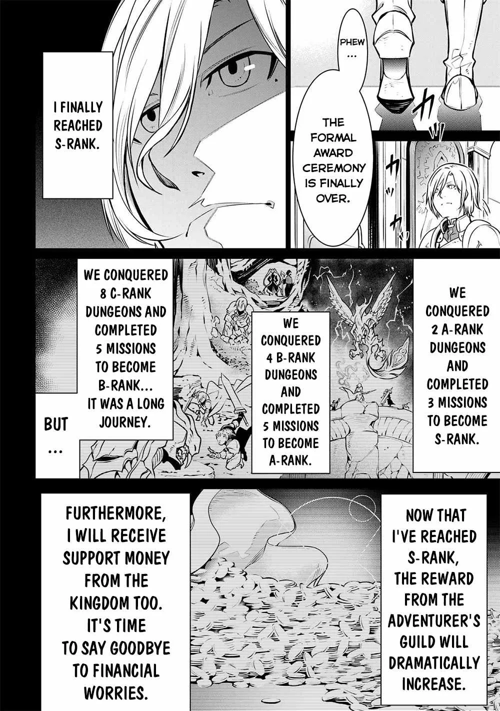 SSS RANK DUNGEON DE KNIFE ICHIHON TEWATASARE TSUIHOU SARETA HAKUMA DOUSHI: YGGDRASIL NO NOROI NIYORI JAKUTEN DEARU MARYOKU FUSOKU O KOKUFUKUSHI SEKAI SAIKYOU E TO ITARU Chapter 6.1 page 9