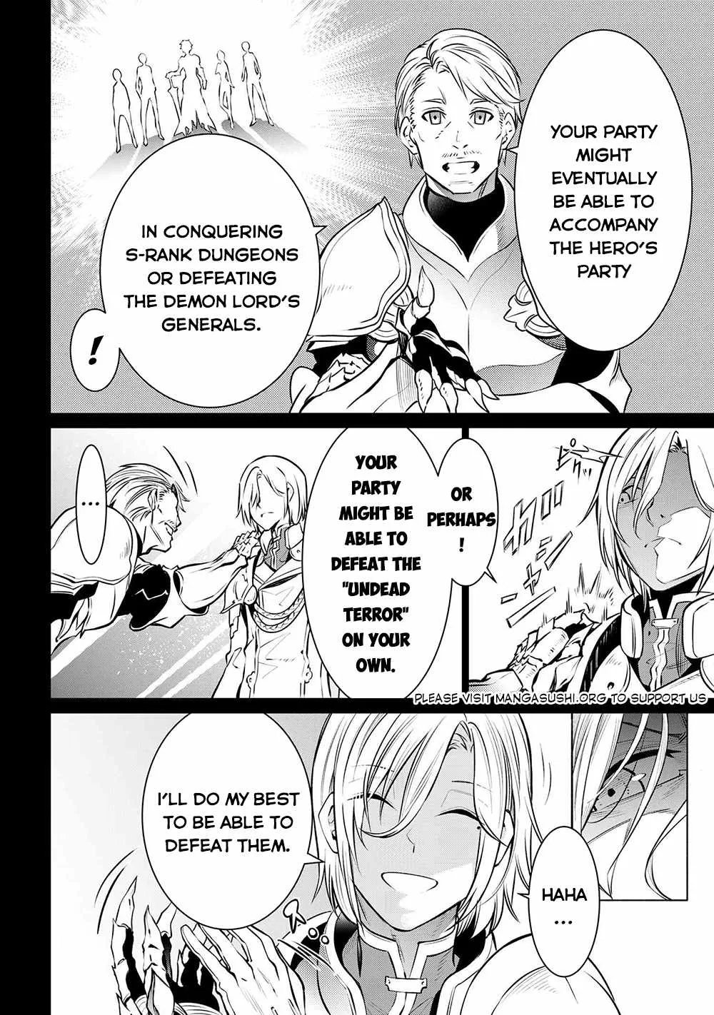 SSS RANK DUNGEON DE KNIFE ICHIHON TEWATASARE TSUIHOU SARETA HAKUMA DOUSHI: YGGDRASIL NO NOROI NIYORI JAKUTEN DEARU MARYOKU FUSOKU O KOKUFUKUSHI SEKAI SAIKYOU E TO ITARU Chapter 6.1 page 13