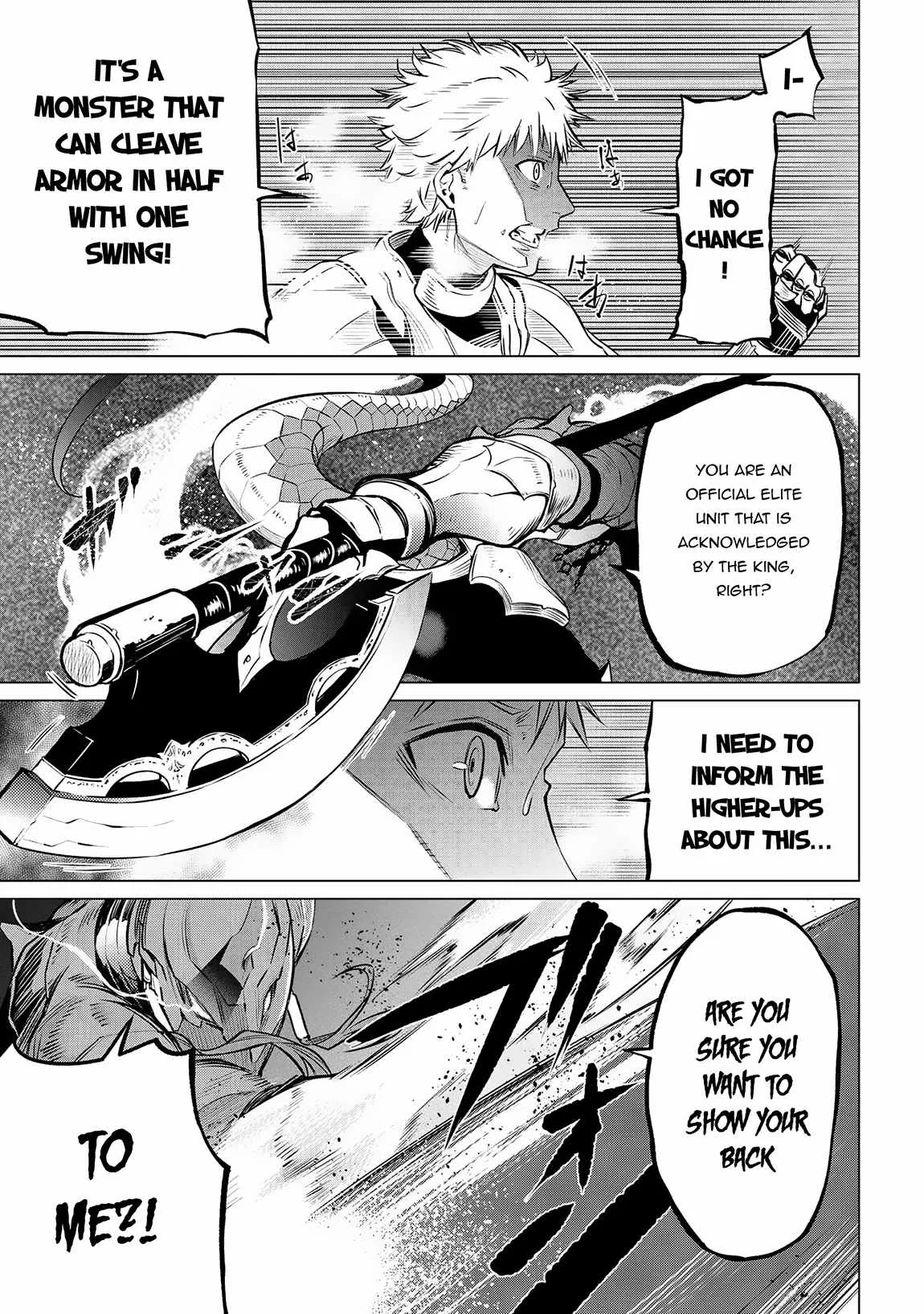 SSS RANK DUNGEON DE KNIFE ICHIHON TEWATASARE TSUIHOU SARETA HAKUMA DOUSHI: YGGDRASIL NO NOROI NIYORI JAKUTEN DEARU MARYOKU FUSOKU O KOKUFUKUSHI SEKAI SAIKYOU E TO ITARU Chapter 4.1 page 10