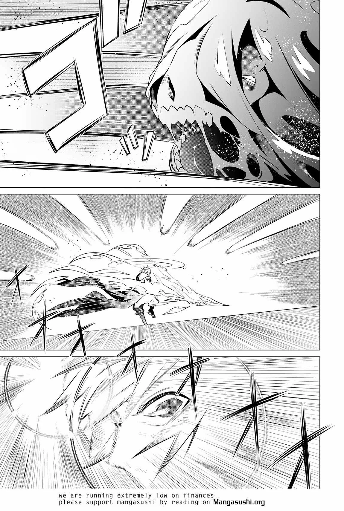 SSS RANK DUNGEON DE KNIFE ICHIHON TEWATASARE TSUIHOU SARETA HAKUMA DOUSHI: YGGDRASIL NO NOROI NIYORI JAKUTEN DEARU MARYOKU FUSOKU O KOKUFUKUSHI SEKAI SAIKYOU E TO ITARU Chapter 8.1 page 17