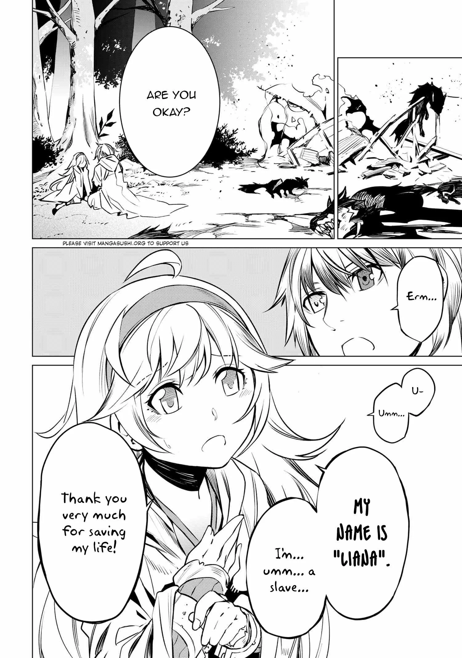 SSS RANK DUNGEON DE KNIFE ICHIHON TEWATASARE TSUIHOU SARETA HAKUMA DOUSHI: YGGDRASIL NO NOROI NIYORI JAKUTEN DEARU MARYOKU FUSOKU O KOKUFUKUSHI SEKAI SAIKYOU E TO ITARU Chapter 4.2 page 15