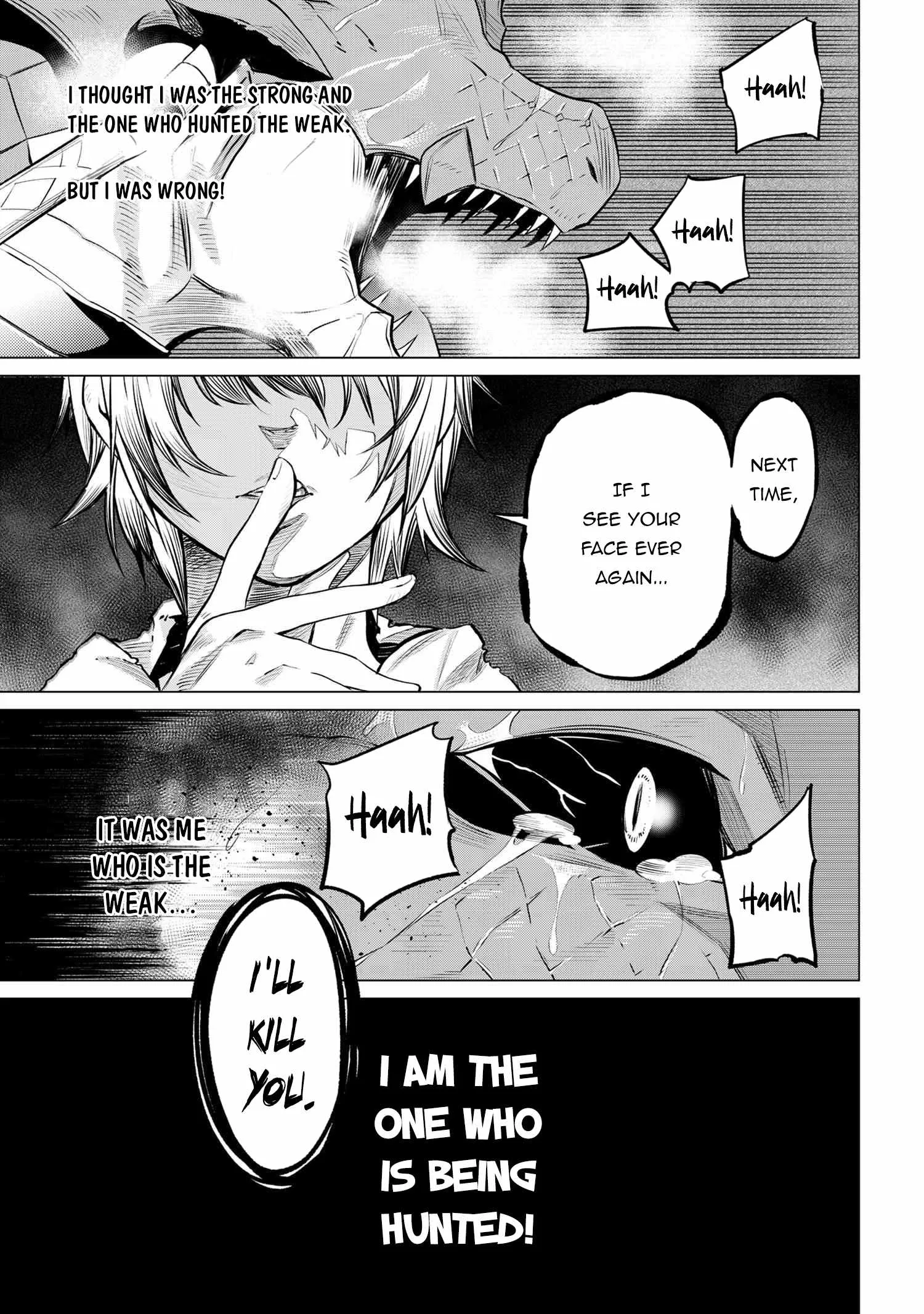 SSS RANK DUNGEON DE KNIFE ICHIHON TEWATASARE TSUIHOU SARETA HAKUMA DOUSHI: YGGDRASIL NO NOROI NIYORI JAKUTEN DEARU MARYOKU FUSOKU O KOKUFUKUSHI SEKAI SAIKYOU E TO ITARU Chapter 4.2 page 14