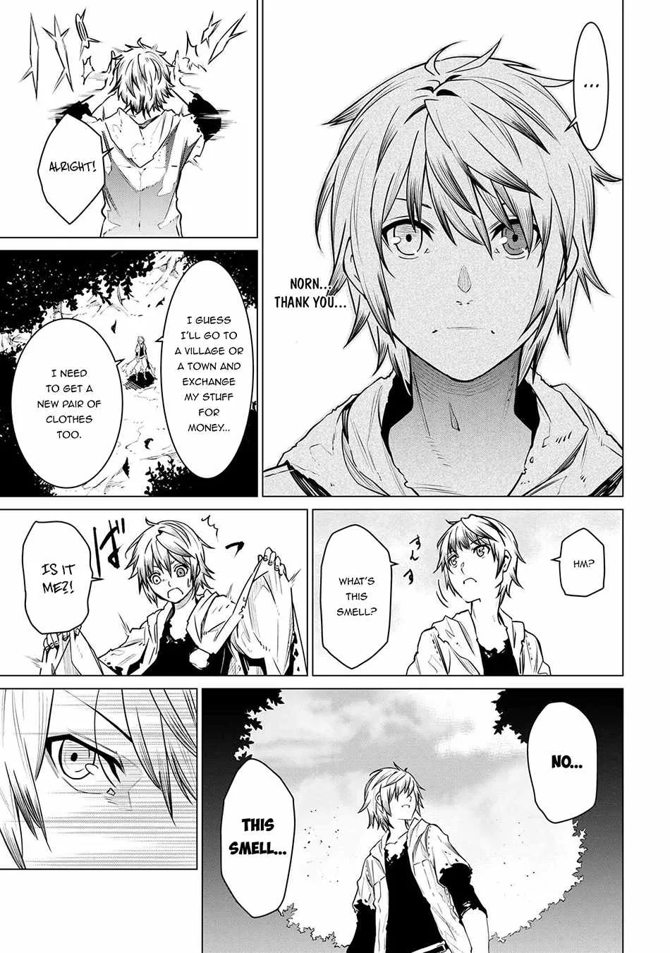 SSS RANK DUNGEON DE KNIFE ICHIHON TEWATASARE TSUIHOU SARETA HAKUMA DOUSHI: YGGDRASIL NO NOROI NIYORI JAKUTEN DEARU MARYOKU FUSOKU O KOKUFUKUSHI SEKAI SAIKYOU E TO ITARU Chapter 3.2 page 20