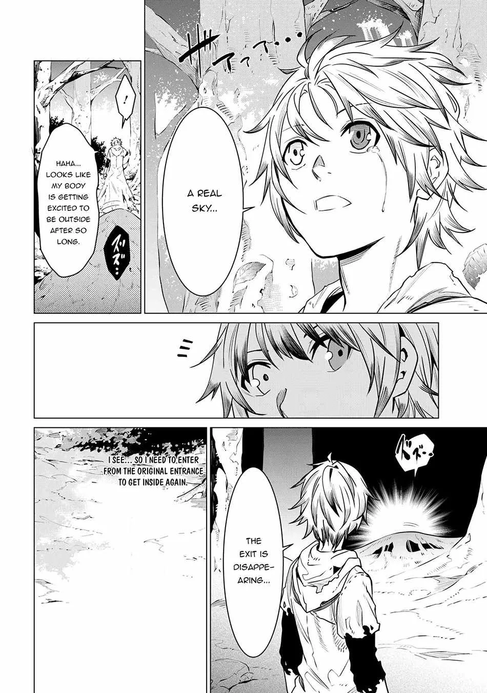 SSS RANK DUNGEON DE KNIFE ICHIHON TEWATASARE TSUIHOU SARETA HAKUMA DOUSHI: YGGDRASIL NO NOROI NIYORI JAKUTEN DEARU MARYOKU FUSOKU O KOKUFUKUSHI SEKAI SAIKYOU E TO ITARU Chapter 3.2 page 19